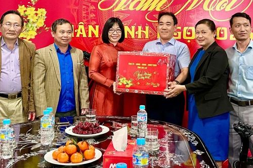 Phó Chủ tịch UBND tỉnh Nguyễn Thị Thanh Lịch thăm, chúc Tết các đơn vị
