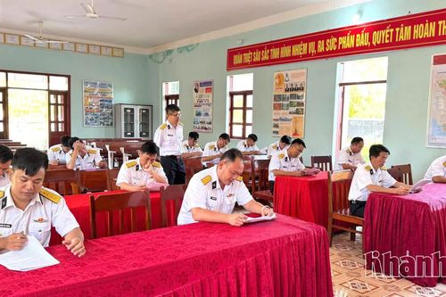 Lữ đoàn 957 tổ chức Hội thi cán bộ giảng dạy chính trị năm 2026