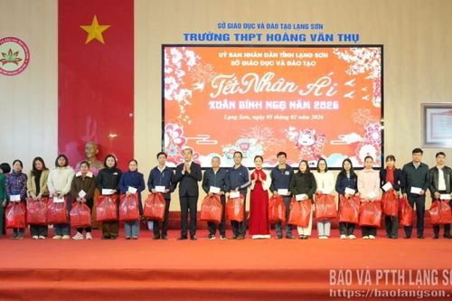 Sở Giáo dục và Đào tạo tổ chức Chương trình 'Tết Nhân ái' Xuân Bính Ngọ 2026