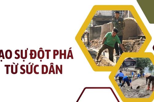Tạo sự đột phá từ sức dân