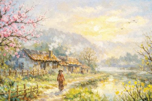 Tháng Giêng về...