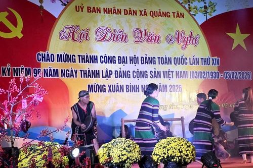 Hội diễn văn nghệ mừng Đảng, mừng Xuân xã Quảng Tân