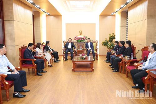 Đoàn đại biểu UBND tỉnh Cà Mau thăm và chúc Tết tỉnh Ninh Bình