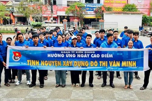 Dấu ấn màu áo xanh tình nguyện