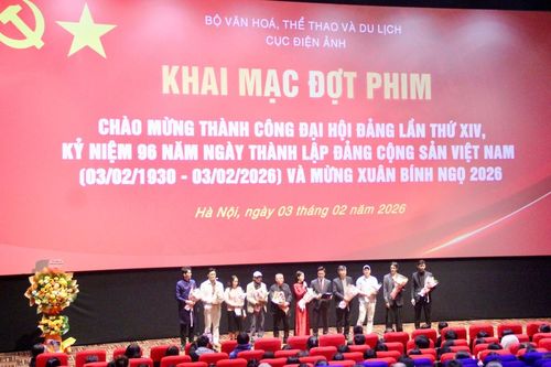 Khai mạc đợt phim chào mừng thành công Đại hội Đảng lần thứ XIV và kỷ niệm 96 năm Ngày thành lập Đảng