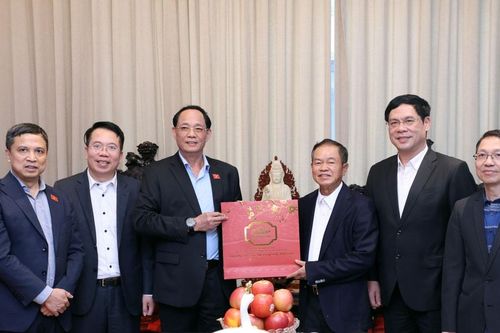 Phó Chủ tịch Quốc hội Trần Quang Phương thăm, chúc Tết nguyên lãnh đạo Đảng, Nhà nước