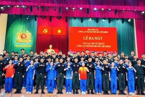 Ra mắt Câu lạc bộ Võ thuật Công an TPHCM