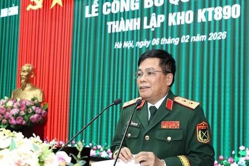 Bộ Quốc phòng quyết định thành lập Kho KT890