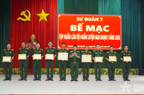 Sư đoàn 7 (Quân khu 7): Nâng cao chất lượng cán bộ trước mùa huấn luyện mới