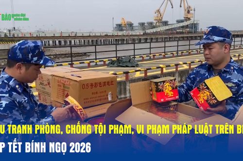 Đấu tranh phòng, chống tội phạm, vi phạm pháp luật trên biển dịp Tết Bính Ngọ 2026
