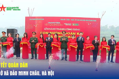 Tết quân dân ở xã đảo Minh Châu, Hà Nội