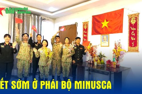 Tết sớm ở phái bộ MINUSCA