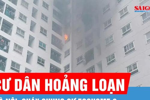 Hà Nội: Cháy chung cư Ecohome 2, cư dân hoảng loạn