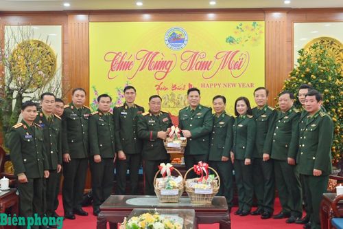 Lực lượng vũ trang Lào, Campuchia thăm, chúc Tết các đơn vị Bộ đội Biên phòng Việt Nam