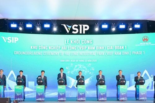 Khởi công dự án Khu công nghiệp Hải Long (VSIP Nam Định) giai đoạn 1