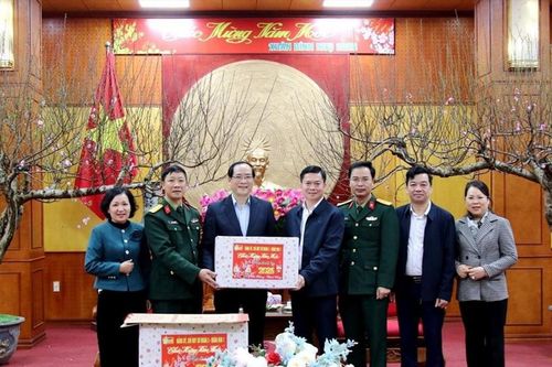 Đoàn công tác Sư đoàn 3 (Quân khu 1) thăm và chúc Tết tại Lạng Sơn
