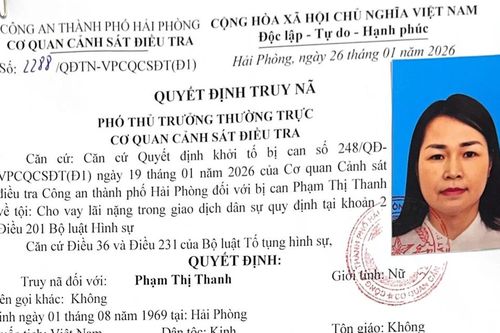 Bà 'trùm' điều hành nhóm cho vay lãi nặng ở Hải Phòng