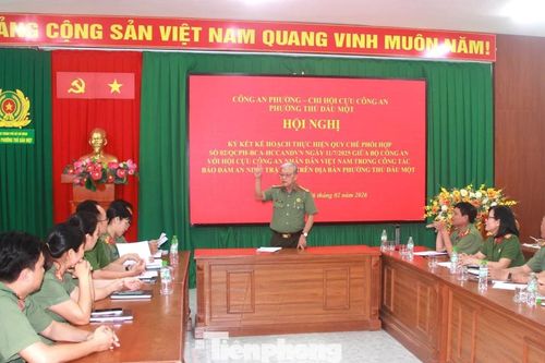 Huấn luyện lực lượng an ninh cơ sở phòng chống tội phạm