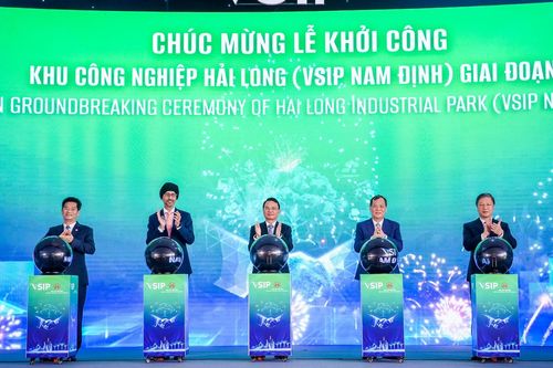 Khởi công dự án khu công nghiệp VSIP 2.249 tỷ đồng ở Ninh Bình