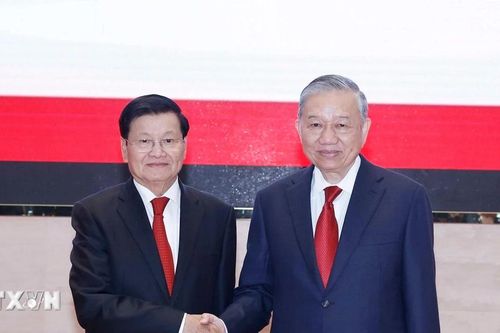 Chiêu đãi trọng thể chào mừng Tổng Bí thư Tô Lâm cùng Đoàn đại biểu Việt Nam