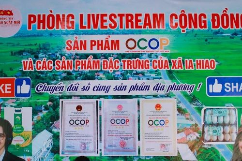 Xã Ia Hiao ra mắt phòng livestream cộng đồng