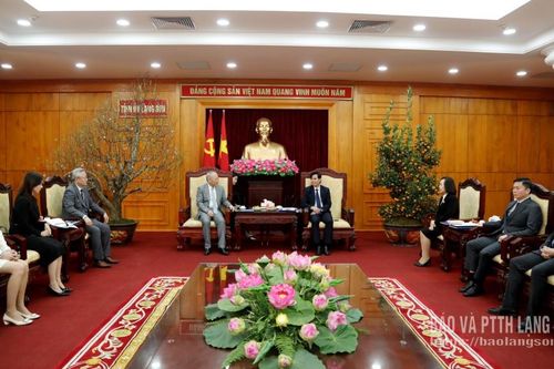Đồng chí Bí thư Tỉnh ủy tiếp và làm việc với Tập đoàn Xây dựng Thái Bình Dương, Trung Quốc