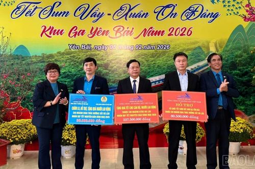 Tổng Công ty Đường sắt Việt Nam tổ chức Chương trình 'Tết sum vầy – Xuân ơn Đảng' năm 2026