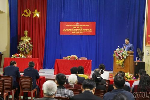 Cử tri tổ dân phố 11 Bắc Cường (phường Cam Đường) nhất trí cao giới thiệu 2 đại diện ứng cử đại biểu HĐND các cấp, nhiệm kỳ 2026 - 2031