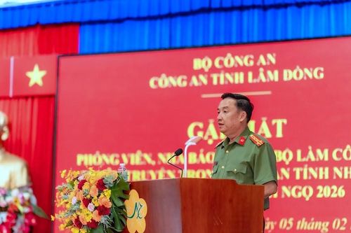 Công an Lâm Đồng gặp mặt báo chí nhân dịp Tết Nguyên đán Bính Ngọ 2026