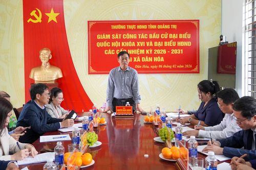 Đoàn giám sát của Thường trực HĐND tỉnh làm việc với xã Dân Hóa