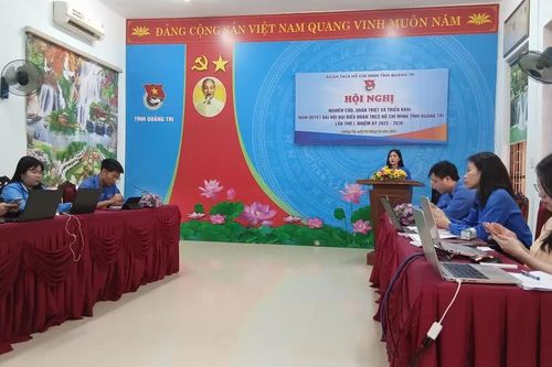 Nghiên cứu, học tập, quán triệt nghị quyết Đại hội đại biểu Đoàn TNCS Hồ Chí Minh tỉnh Quảng Trị lần thứ I