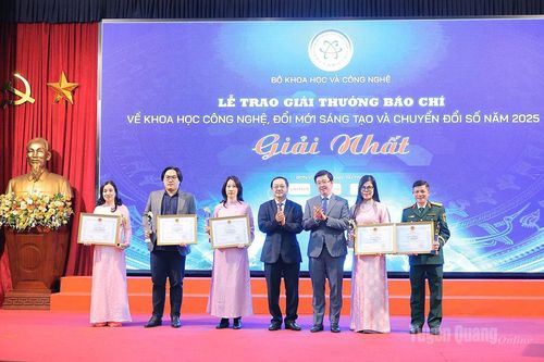 Báo và phát thanh, truyền hình Tuyên Quang đoạt giải Nhất Giải Báo chí về khoa học, công nghệ, đổi mới sáng tạo và chuyển đổi số năm 2025