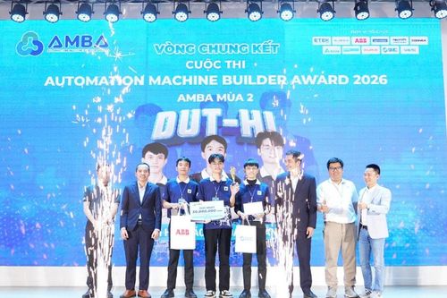 Đại học Bách Khoa - Đại học Đà Nẵng đạt Giải Nhất Automation Machine Builder Award mùa 2
