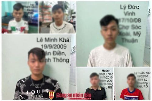 Bắt nhóm thanh, thiếu niên thủ hung khí đi trộm cắp tài sản