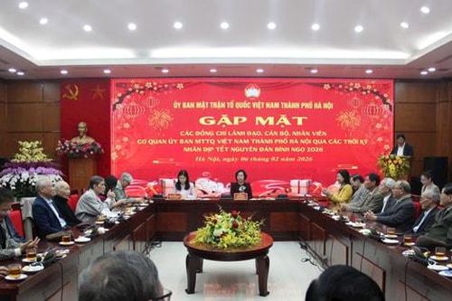 Mặt trận Hà Nội gặp mặt lãnh đạo, cán bộ qua các thời kỳ