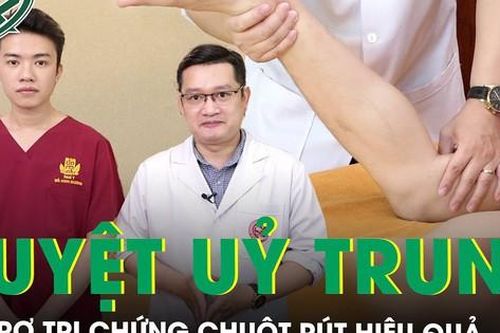 Hướng dẫn cách bấm huyệt ủy trung giảm chuột rút