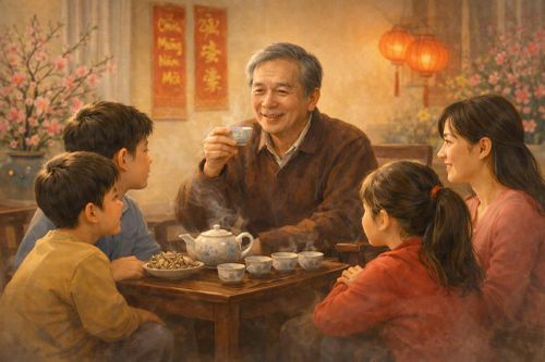 Bố kể chuyện Tết