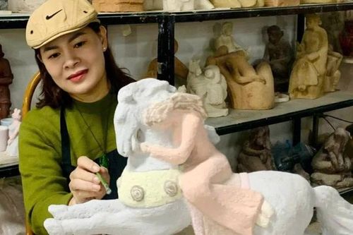 Sắc xuân Bính Ngọ trong tạo hình mộc mạc của họa sĩ Nguyễn Thị Thu Trang