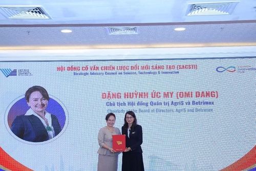 Chủ tịch AgriS Đặng Huỳnh Ức My tham gia Hội đồng Cố vấn Chiến lược Đổi mới sáng tạo Đại học Quốc gia Thành phố Hồ Chí Minh
