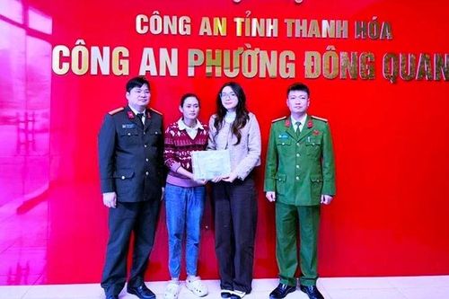 Thanh Hóa: Giao, trả tài sản cho người đánh rơi