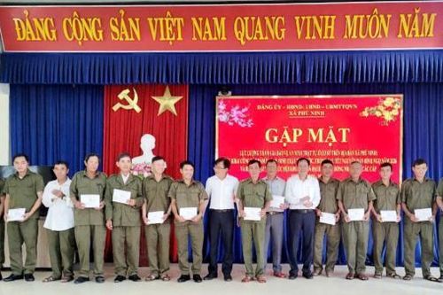 Phú Ninh gặp mặt, tri ân lực lượng ANTT cơ sở