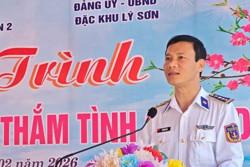 Tết hải đảo thắm tình quân dân tại Đặc khu Lý Sơn