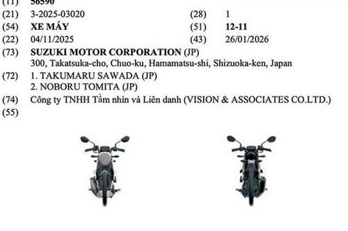 Xe máy Suzuki Satria 2026 sắp ra mắt thị trường Việt Nam