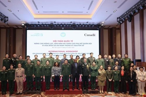 Nâng cao năng lực, bảo đảm an toàn cho phụ nữ quân đội vì hòa bình và an ninh trong kỷ nguyên số