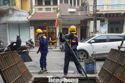 Cận cảnh bể ngầm chống ngập dưới lòng đất ở Hà Nội