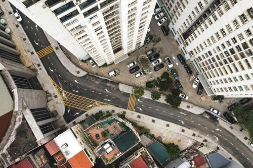 Cận cảnh 'đường cong mềm mại' vừa thông xe, gỡ điểm nóng giao thông vùng lõi Vĩnh Tuy