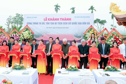 Khánh thành công trình tu bổ, tôn tạo Di tích lịch sử Quốc gia Đền Cả