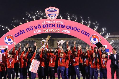 Hà Nam nâng cao Cúp vô địch giải U19 nữ Quốc gia 2026