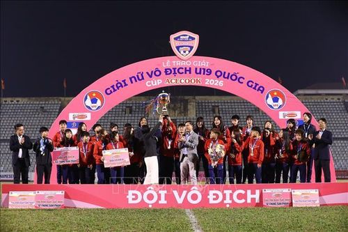 Phong Phú Hà Nam lần thứ 4 liên tiếp vô địch Giải Bóng đá nữ U19 quốc gia