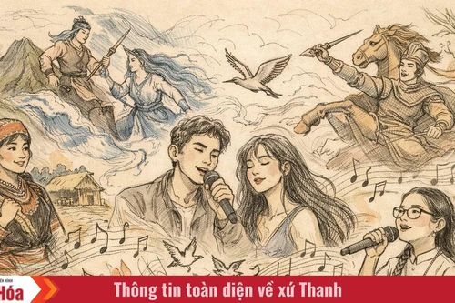 Khi lời văn ngân lên câu hát